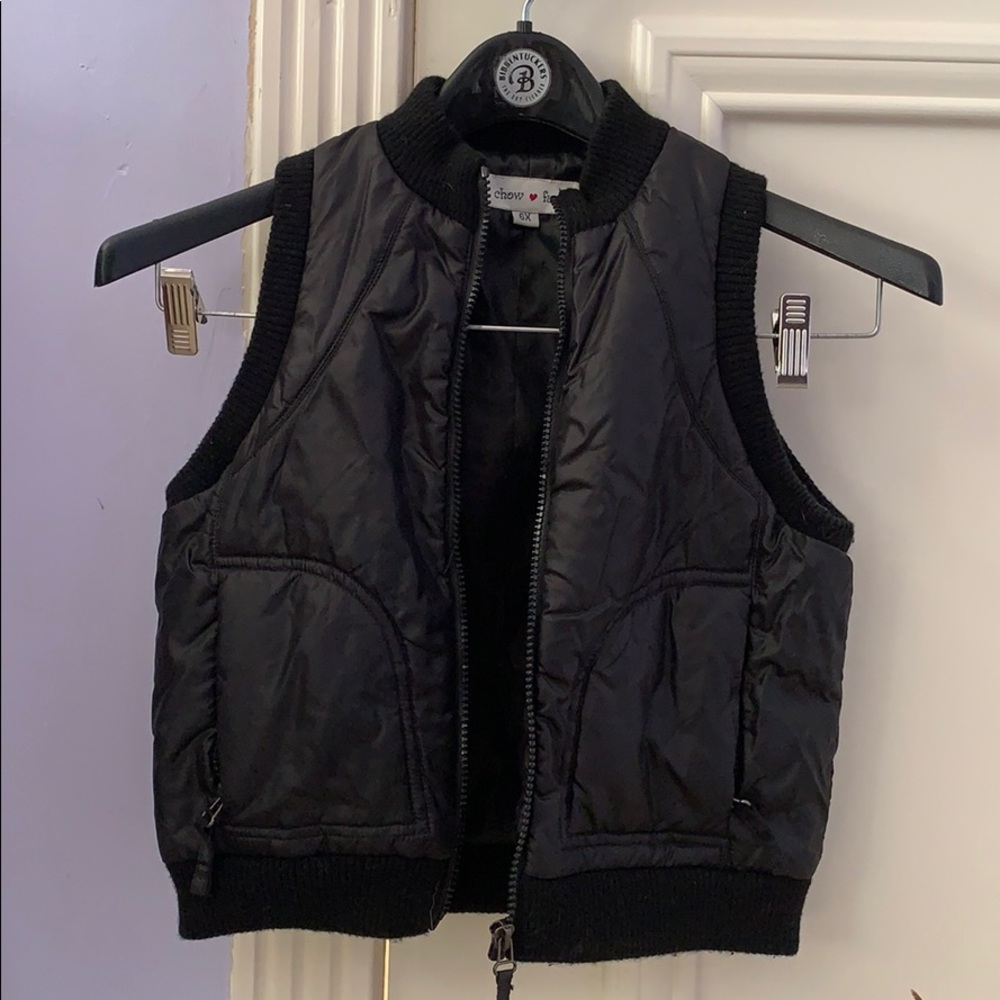 Black Children’s Puffy Vest